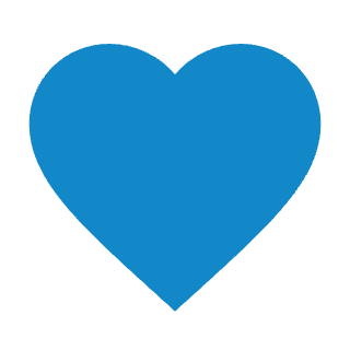 Heart icon representing grief support