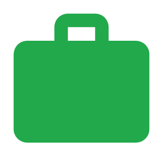 Briefcase icon for administrative volunteering