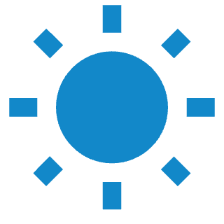 Sun icon for camp volunteering